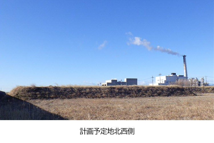 計画予定地北西側